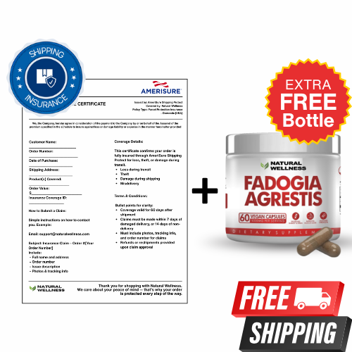 Seguro de envío + botella gratis