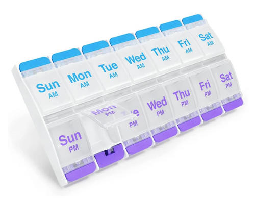 Supplement & Pill Weekly Organizer